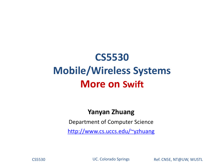 cs5530 mobile wireless systems