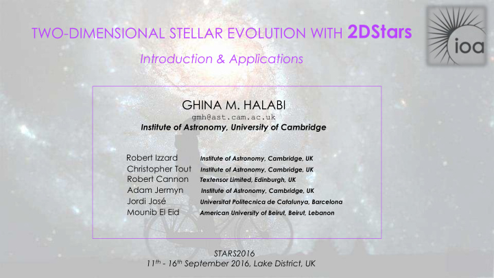 two dimensional stellar evolution with 2dstars