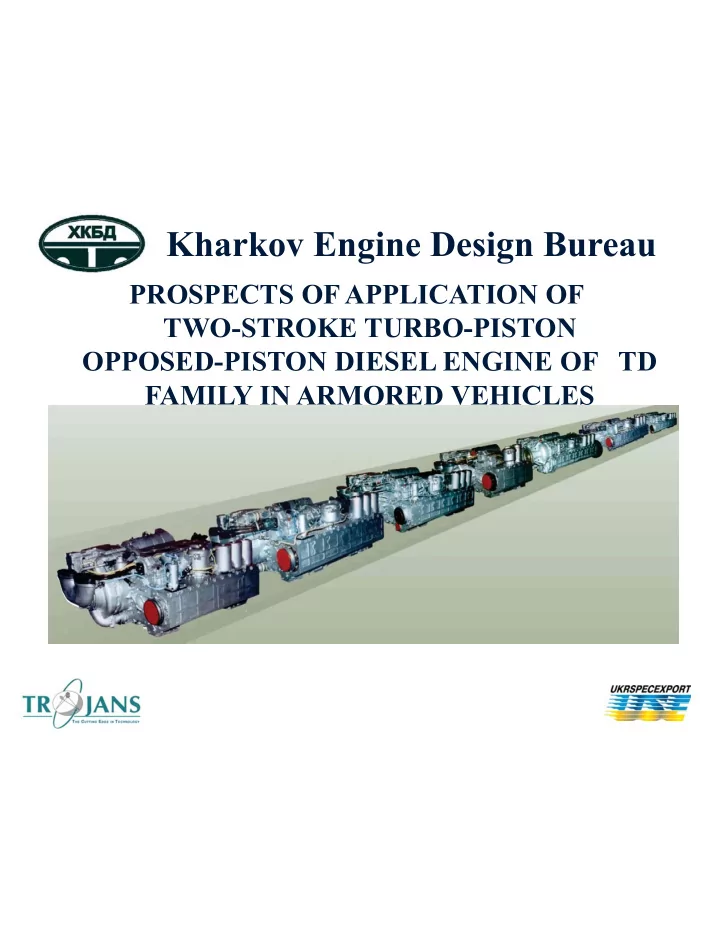 kharkov engine design bureau