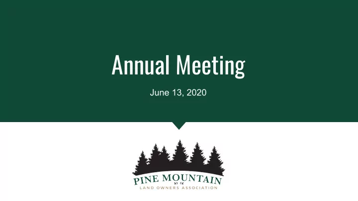 annual meeting