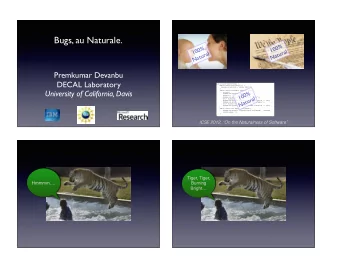 Bugs, au Naturale.  %  0  %  0  0  1  0  l  1  a  r  l  a  u  r  t  a  u  t  N  a  N  Premkumar