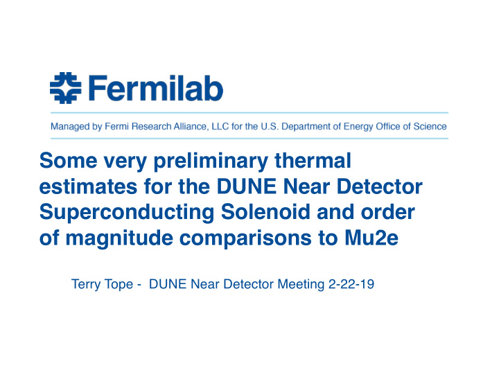 some very preliminary thermal estimates for the dune near