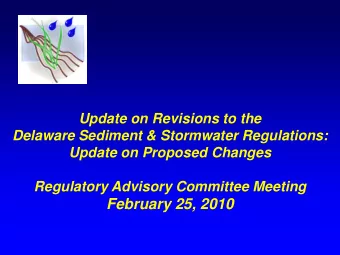 February 25, 2010  What have we been  doing for the past year?  First Working Draft of  Revised