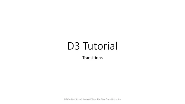 d3 tutorial