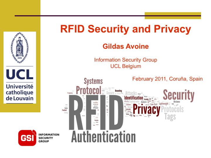 rfid security and privacy