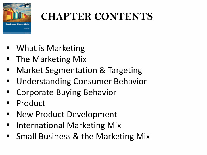 chapter contents