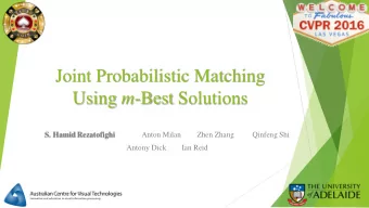 Using m -Best Solutions  S. Hamid Rezatofighi  Anton Milan  Zhen Zhang  Qinfeng Shi  Antony Dick