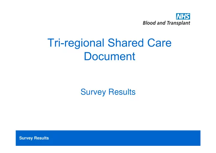 survey results