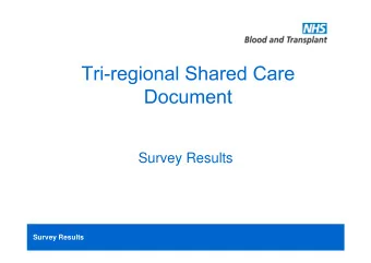 Survey Results  Survey Results  -  Royal Marsden NHS Foundation Trust - Royal Brompton Hospital  -