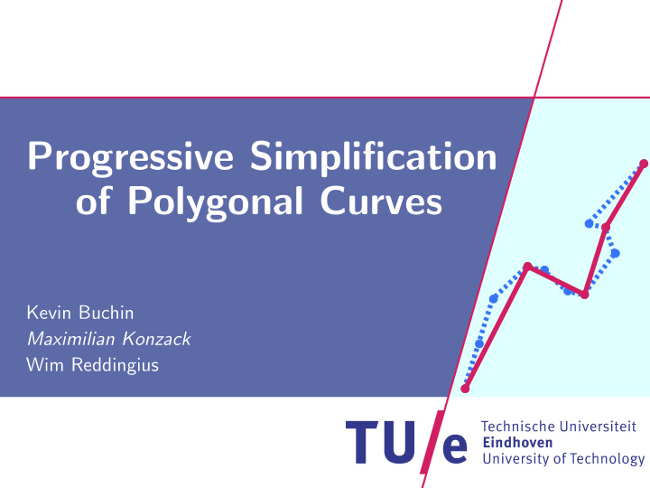 progressive simplification of polygonal curves