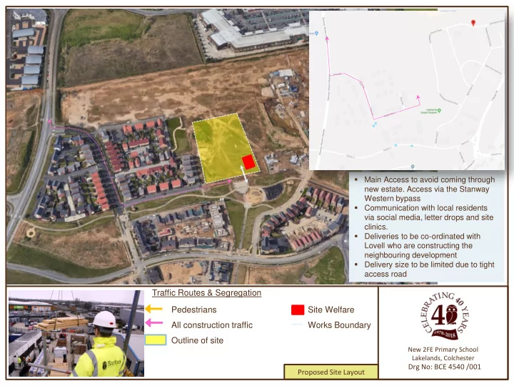 traffic routes segregation pedestrians site welfare all