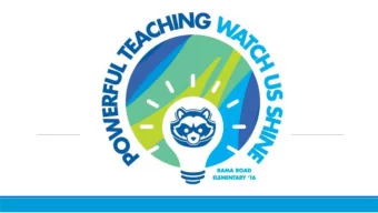 Welcome to the 2018-19 school year!  The Vision for Rama Road  2018-19 School Year  Schoolwide