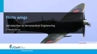 Characteris/cs  of  finite  wings    Flow  around  the  wing  @p