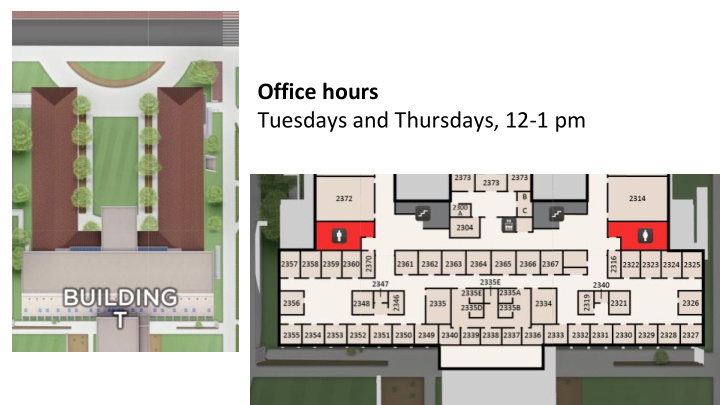 office hours tuesdays and thursdays 12 1 pm
