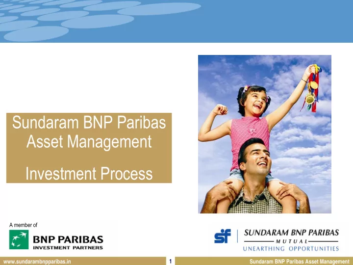 sundaram bnp paribas asset management investment process