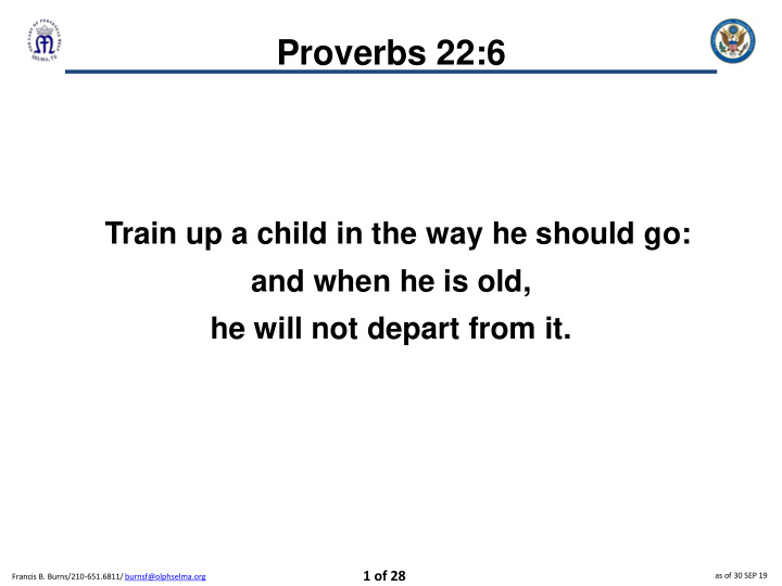 proverbs 22 6