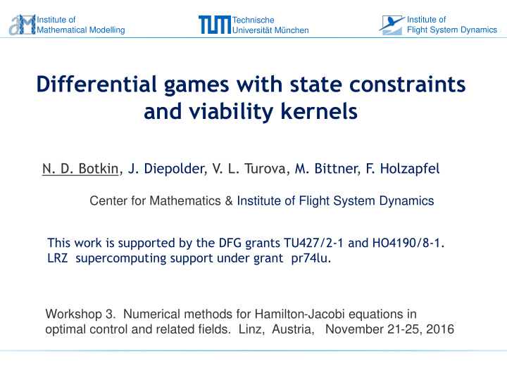 differential games with state constraints