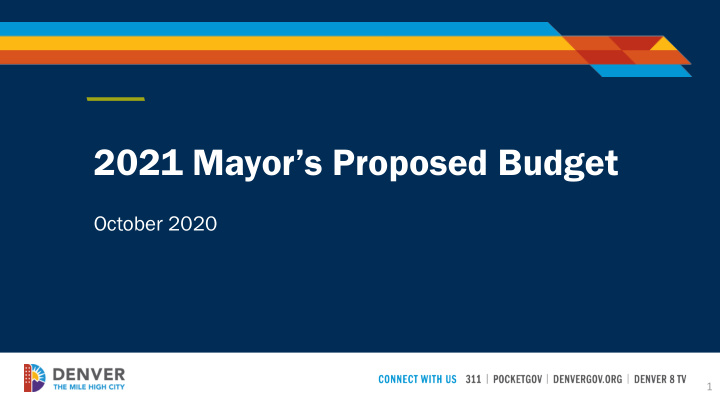 2021 mayor s proposed budget