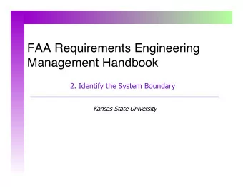 Management Handbook   2. Identify the System Boundary  Kansas State University  St  Steps  s in