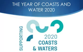 WATER 2020  WEST COAST MARINE TOURISM  COLLABORATION  TS2020  TS2020 was published in 2012