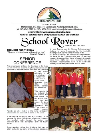 SENIOR  message impeached the rights of people in society  where those rights have been