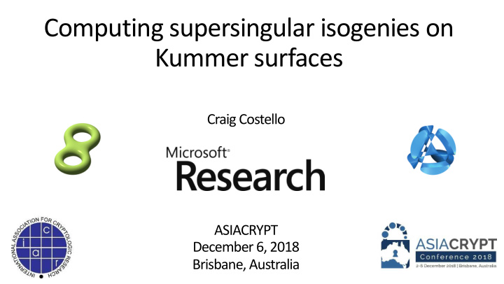 computing supersingular isogenies on kummer surfaces