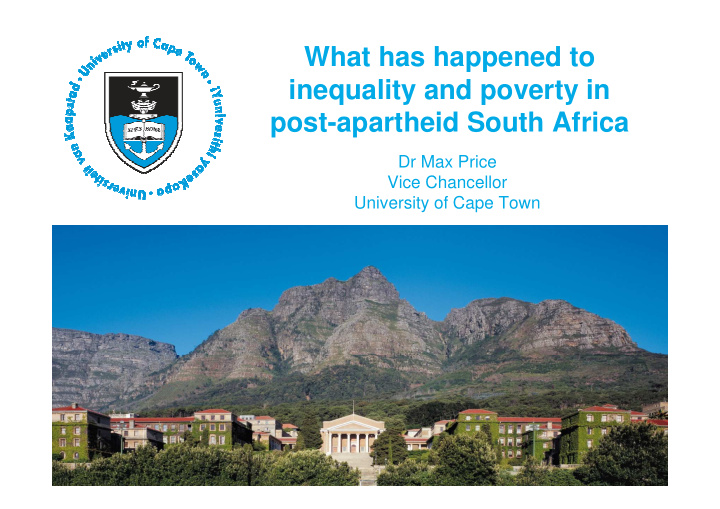 what has happened to inequality and poverty in post