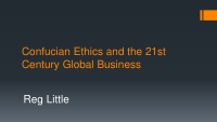 confucian ethics and the 21st century global business reg