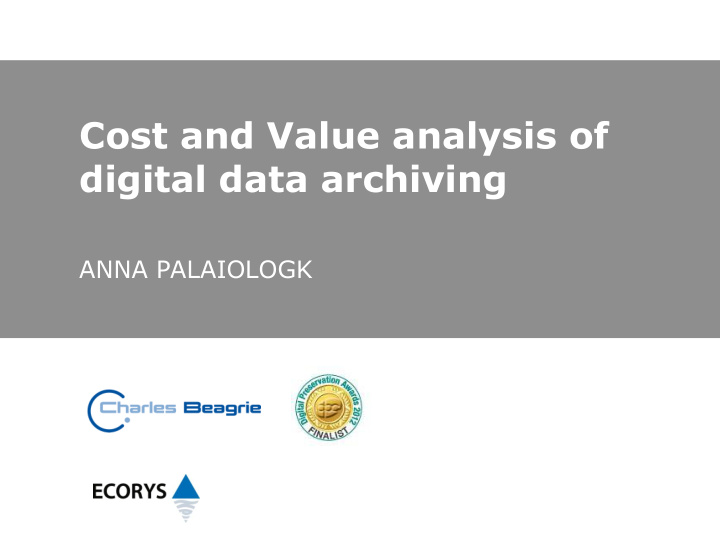 cost and value analysis of
