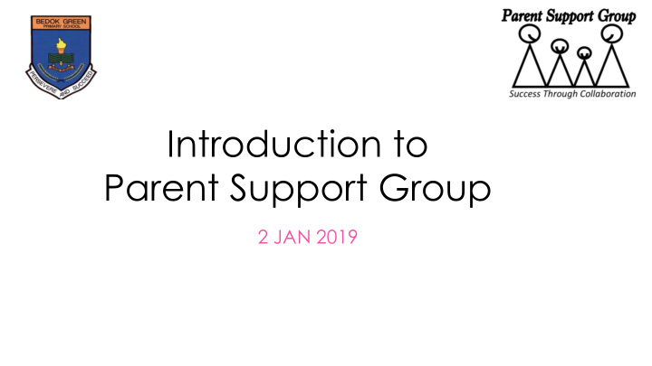 introduction to parent support group