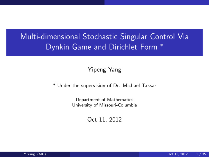 multi dimensional stochastic singular control via