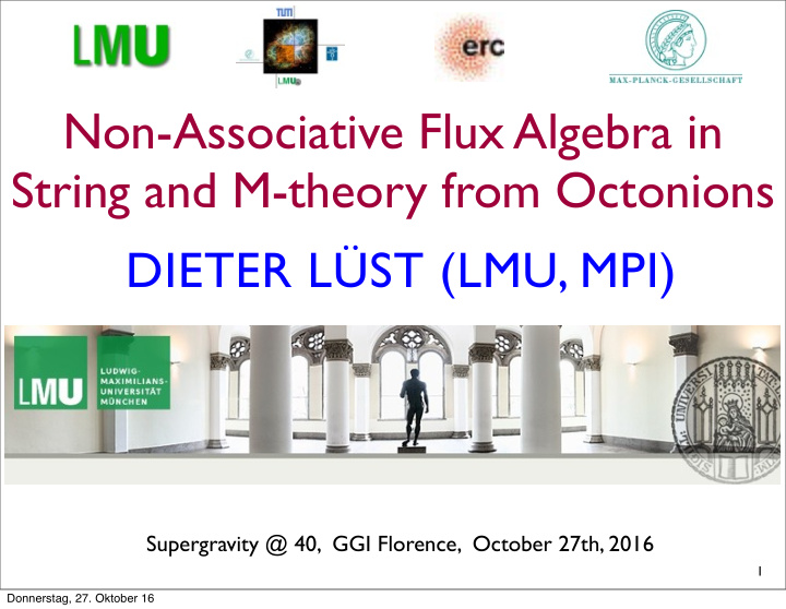 non associative flux algebra in string and m theory from