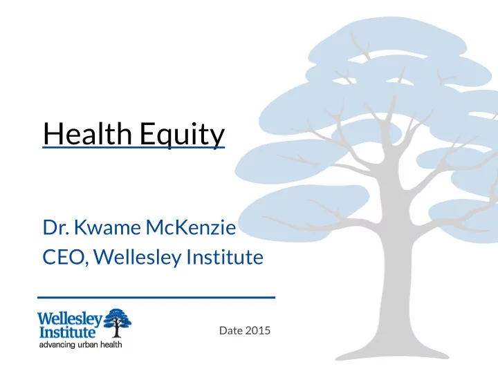 health equity
