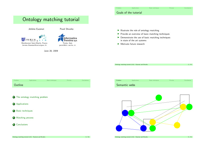 ontology matching tutorial