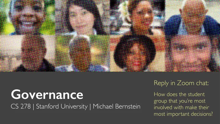 governance