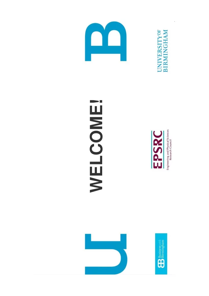welcome
