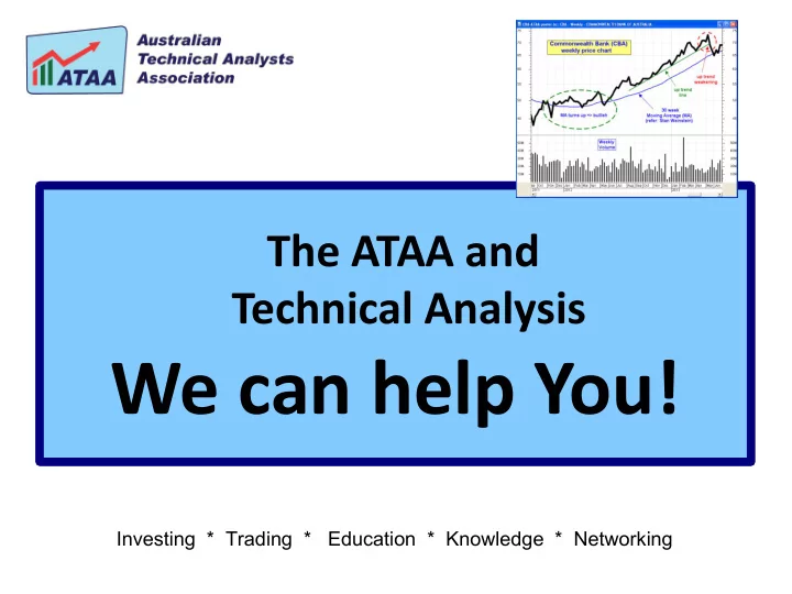 we can help you