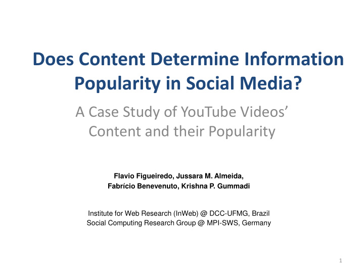 does content determine information