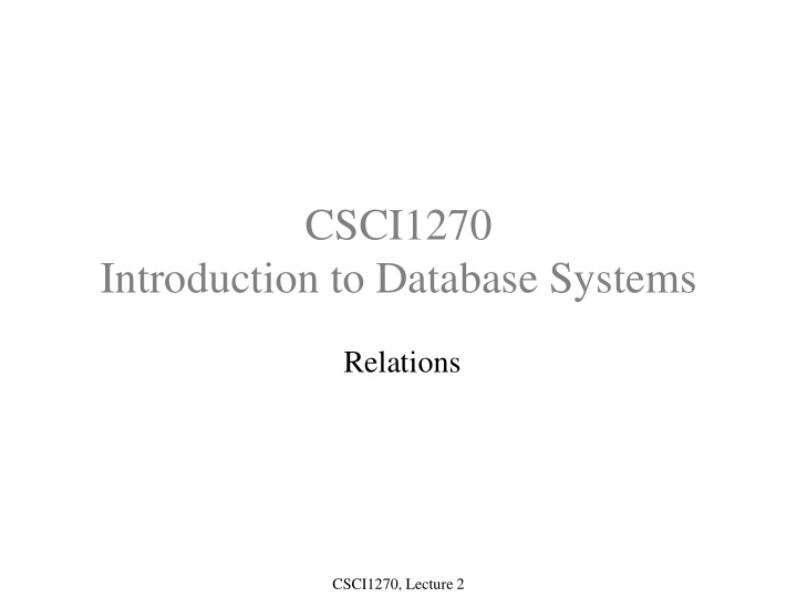 csci1270 introduction to database systems