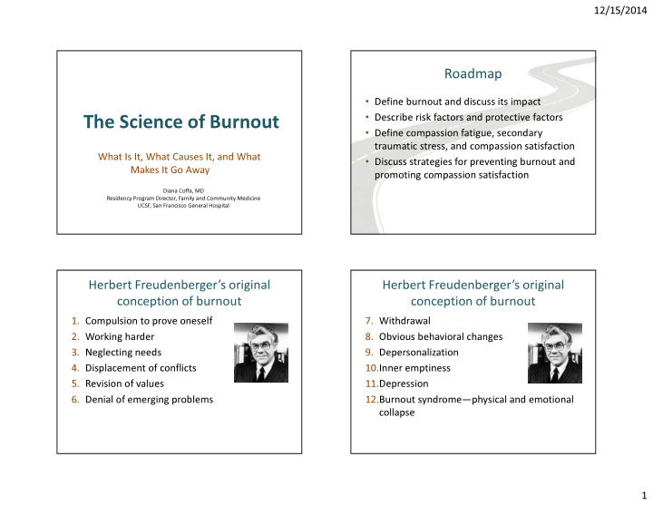 the science of burnout