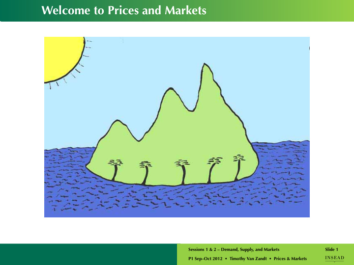 welcome to prices and markets
