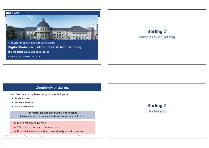 sorting 2