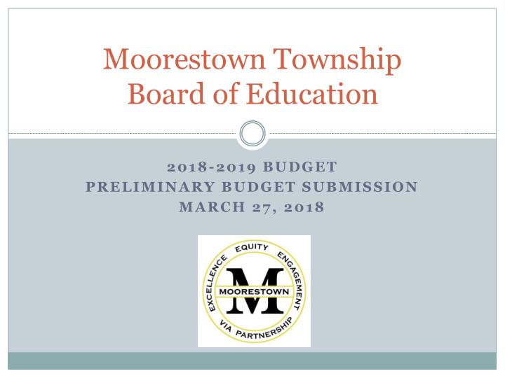 moorestown township board of education
