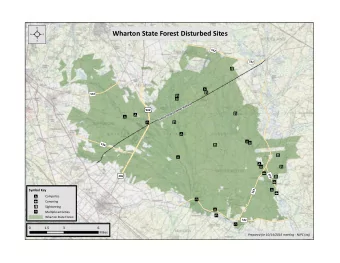 Wharton State Forest Disturbed Sites      532      532  [  9      [  534  [  }
