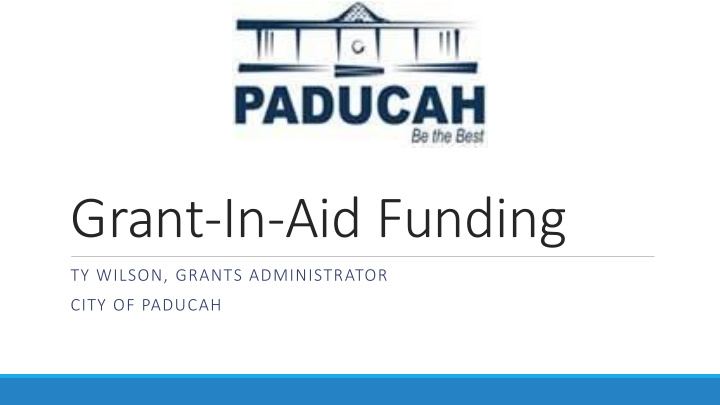 grant in aid funding