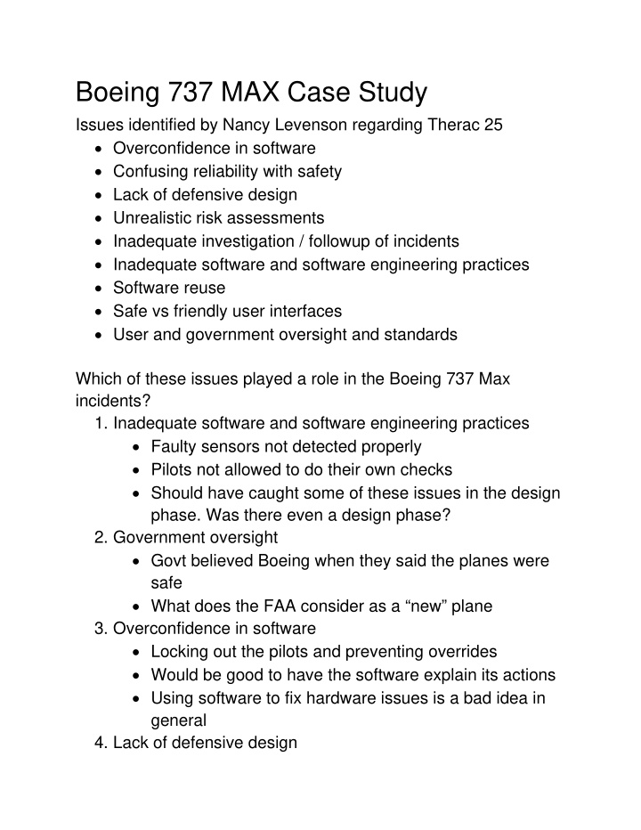 boeing 737 max case study