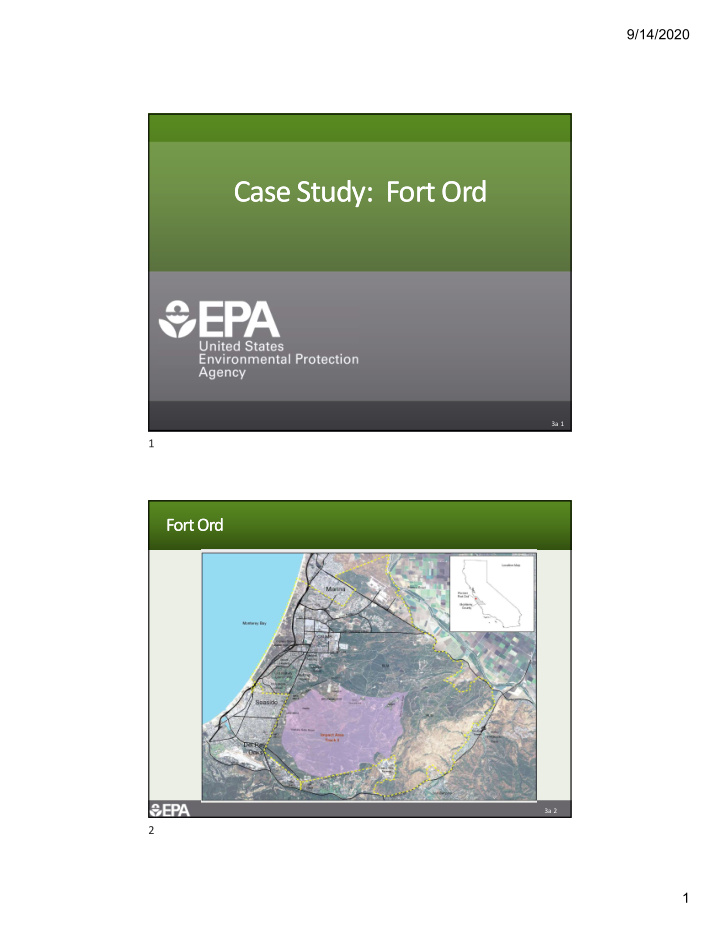 case study fort ord case study fort ord