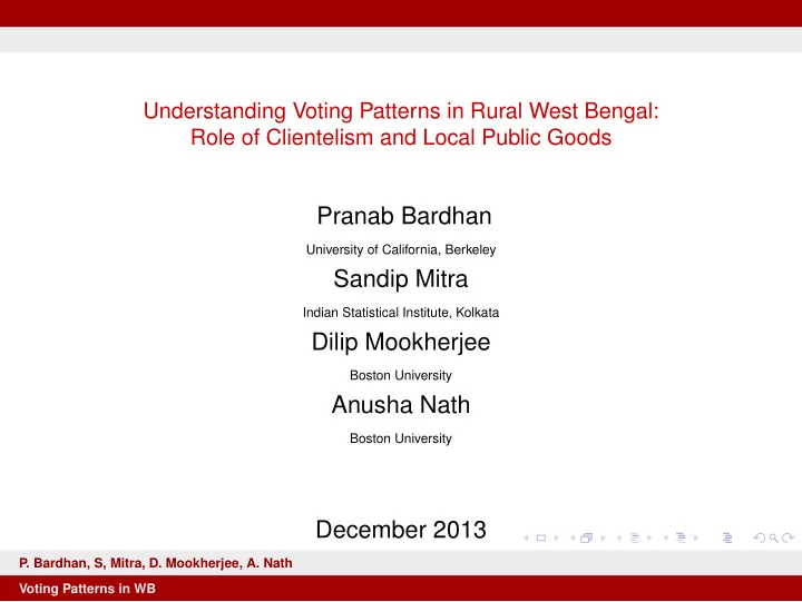 pranab bardhan