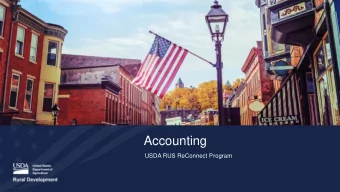 Accounting  USDA RUS ReConnect Program  Chris Colberg  Supervisory Staff Accountant,  Northern
