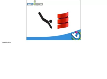 Dive into Scala  Joost den Boer  Freelancer / Contractor  email  : jdboer@diversit.eu  blog   :